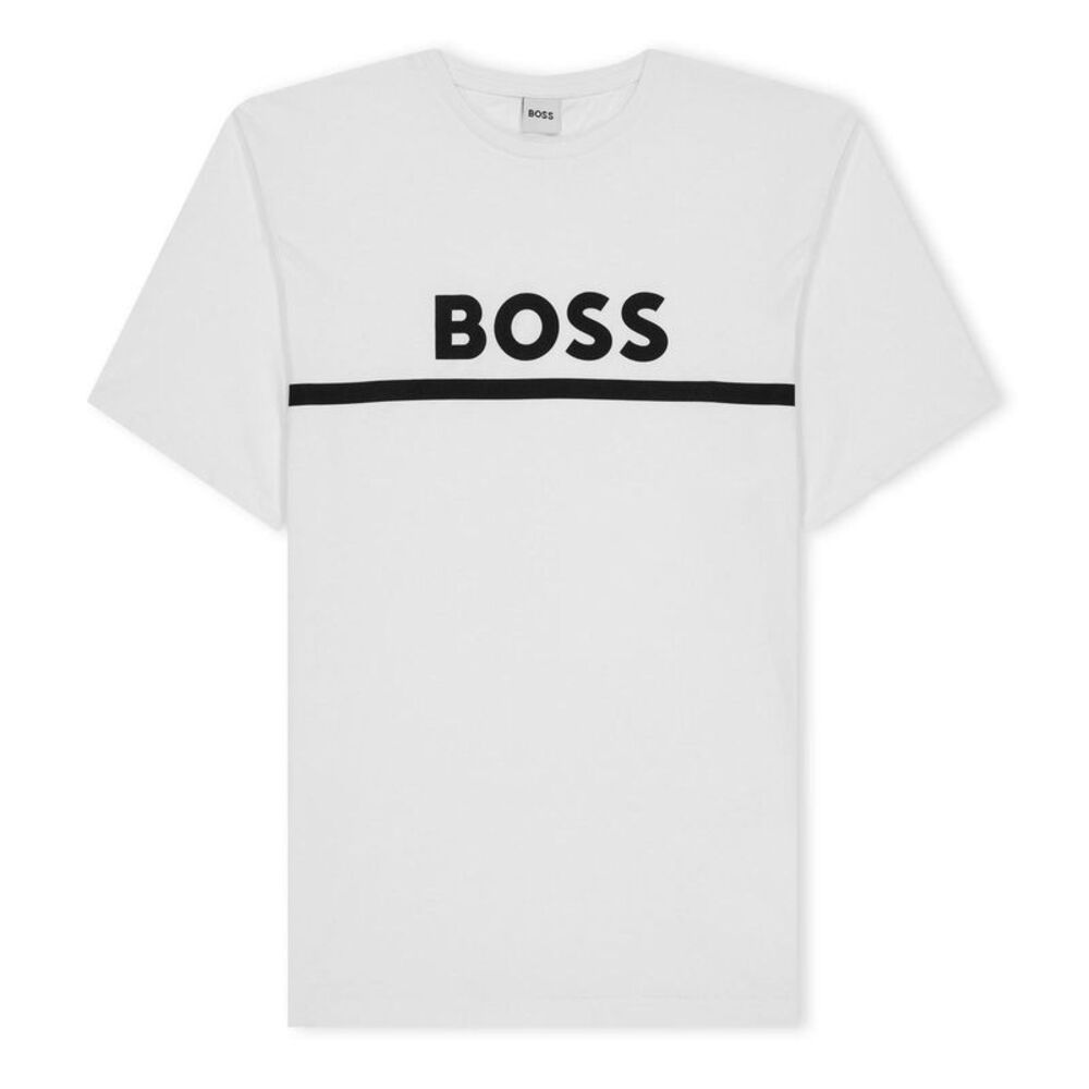 Boss Childrens/Kids Large Logo T-Shirt / White